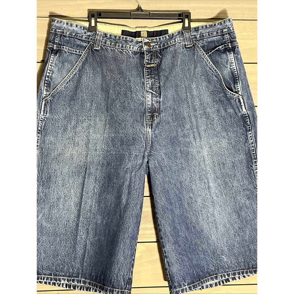 Marithe Francois Girbaud Denim Shorts Jorts Baggy Hip Hop Skater Mens 44